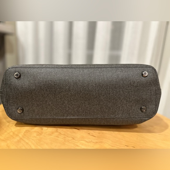 Tumi Sinclair Viera Business Charcoal Gray Tote Bag - Picture 3 of 8